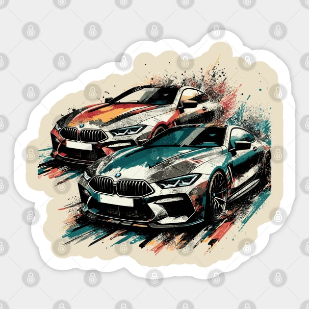 BMW M8 Sticker by Vehicles-Art